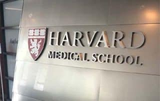 Harvard Medical Reception Sign